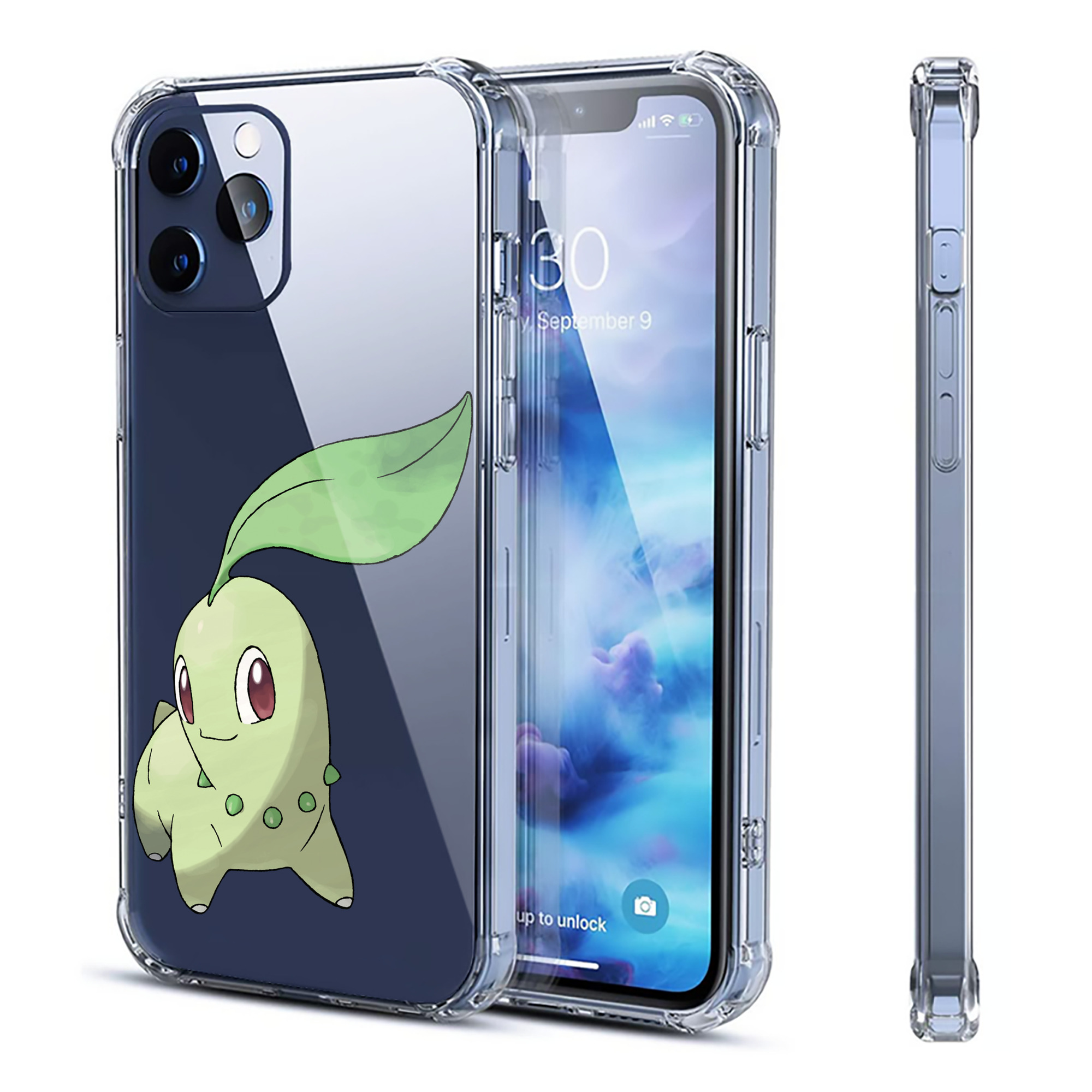 （画像用） ポケットモンスター Pokémon 【iPhone 12シリーズ対応】透明スマホケース（クリアソフトケース）
